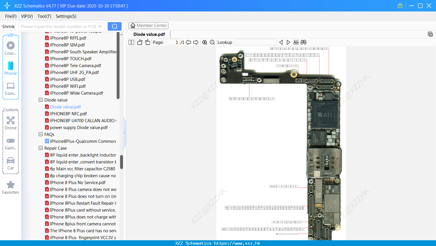 IPhone Diode Value
